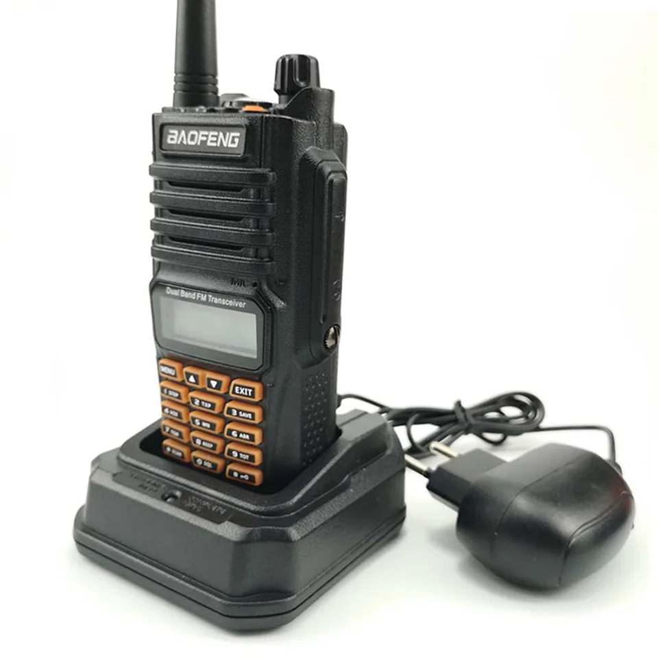 2PCS New 100%original Baofeng UV-9R Plus IP67 WaterproofRadio Walkie Talkie 8W UHF&VHF 128CH 2800mAh Walkie Talkie Radio Station