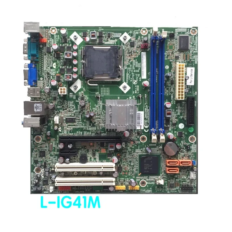 

Suitable For Lenovo G41 M7150 M7160 Desktop Motherboard L-IG41M REV:1.0 71Y6942 LGA 775 Mainboard 100% tested fully work