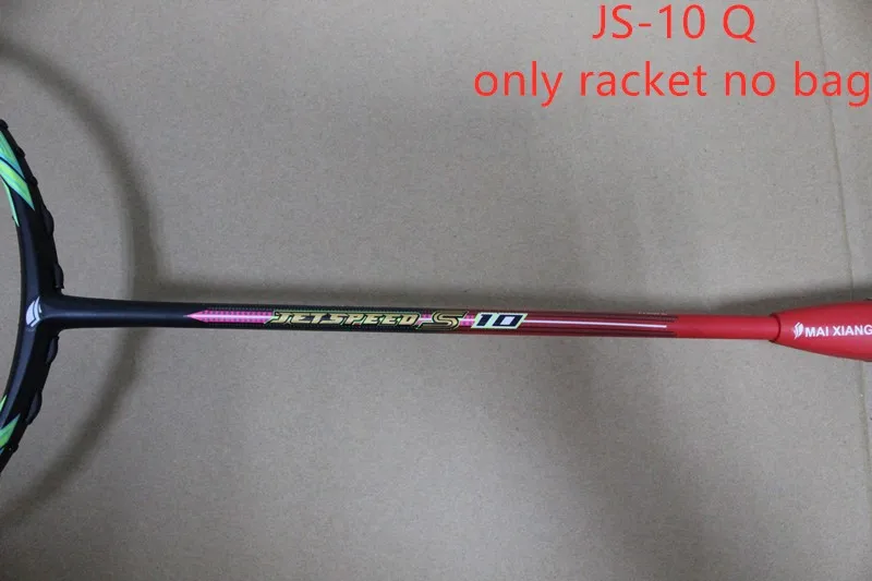 JS10Q no bag Jetspeed S10-Q ракетки для бадминтона. JS-12 Высококачественная нано-углеродная ракетка для бадминтона - Цвет: JS10Q no bag