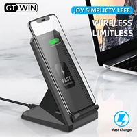 10w wireless mobile phone qi charger stand for iphone 12 11 samsung s10 s9 huawei xiaomi lg fast charging holder phone charger