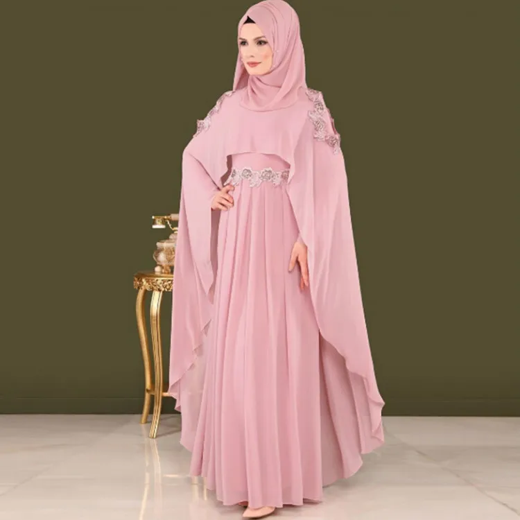 Арабское фольклорное кружевное платье Дубаи на заказ модная накидка с длинным