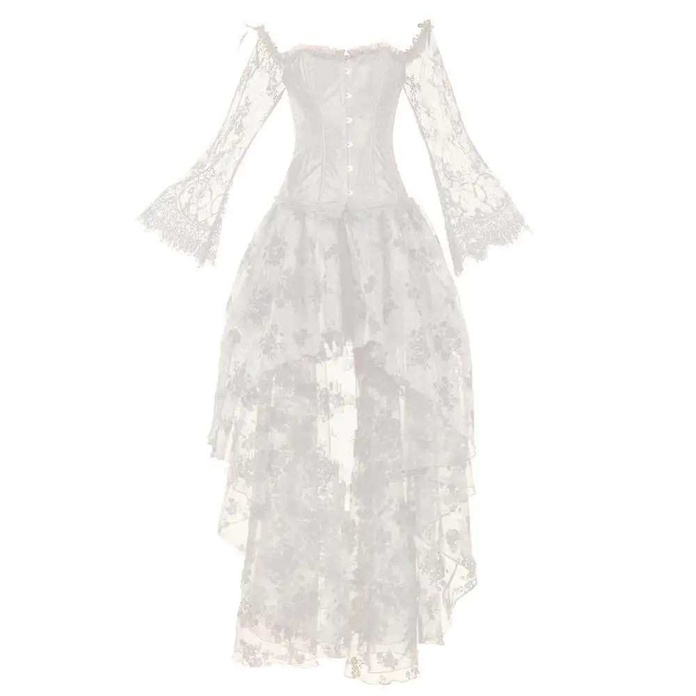 Сексуальное женское платье-корсет в стиле стимпанк средневековый Викторианский