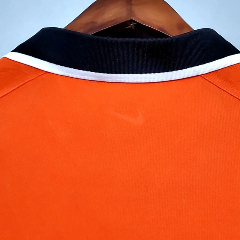 

Vintage 1998 Bergkamp 8 classic retro orange shirt T-shirt