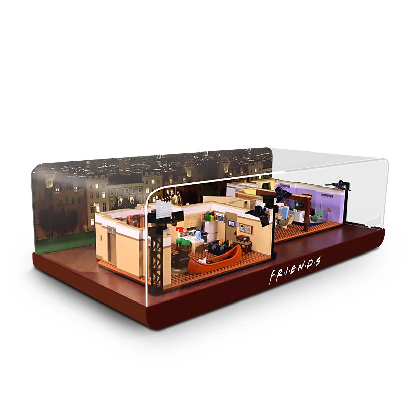 

Building Block Acrylic Display Box For 10292 - Crystal Buckle Pattern Version IntegratedWithout building block model