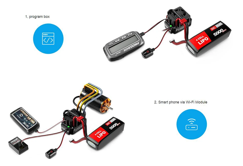 SKYRC Торо TS150 150A конкуренции ESC Скорость контроллер программируемый 6V3A BEC w/вентилятор для детей от 2 до 6 лет S для 1/8 трагги-багги грузовик против EZRUN