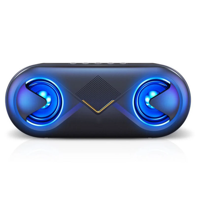 Портативная беспроводная Bluetooth Колонка со светодиодной стрелой уличная басовая