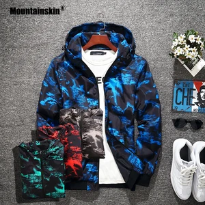 Куртка-бомбер Mountainskin Мужская камуфляжная, модная бейсбольная куртка в стиле хип-хоп, брендовая одежда, SA751, 2021