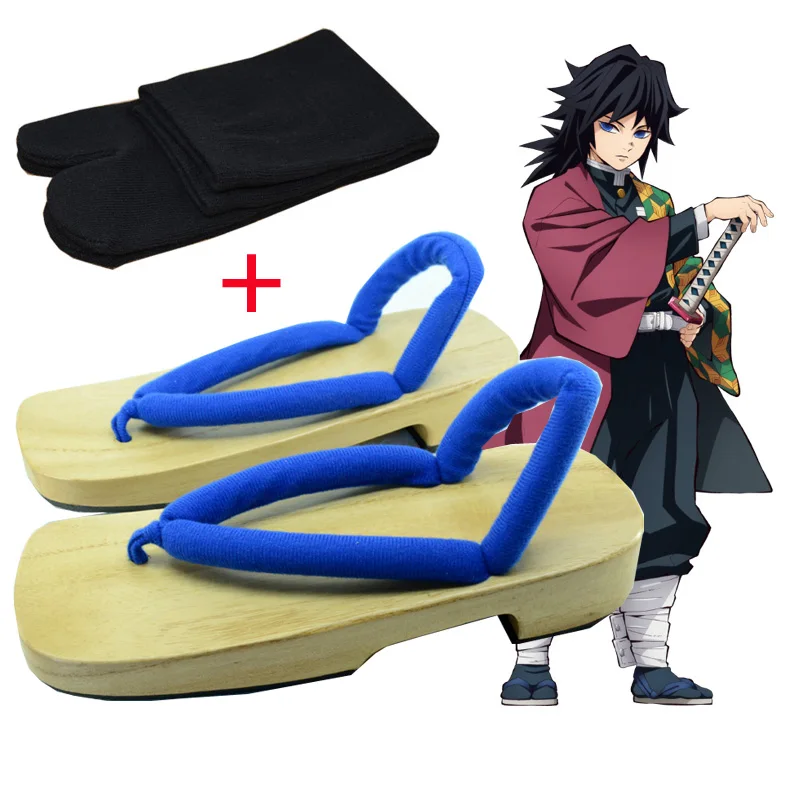 DIOCOS рассекающий демонов Geta Kimetsu no Yaiba Nezuko косплей костюм обувь Tanjirou Shinobu Kochou Zenitsu