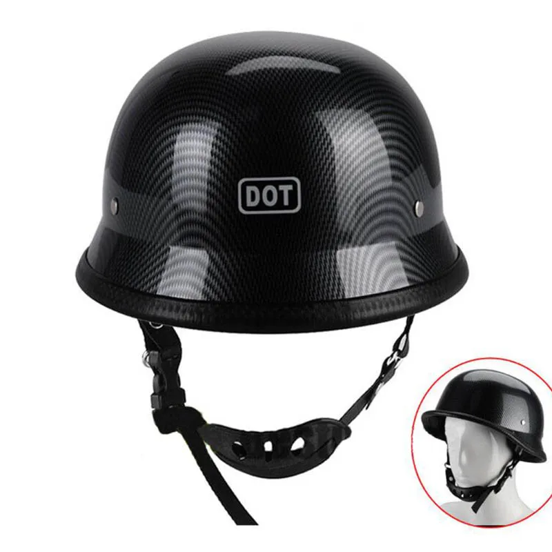 1 шт. мотоциклетный полулицевой шлем из углеродного волокна черная шапка кепка