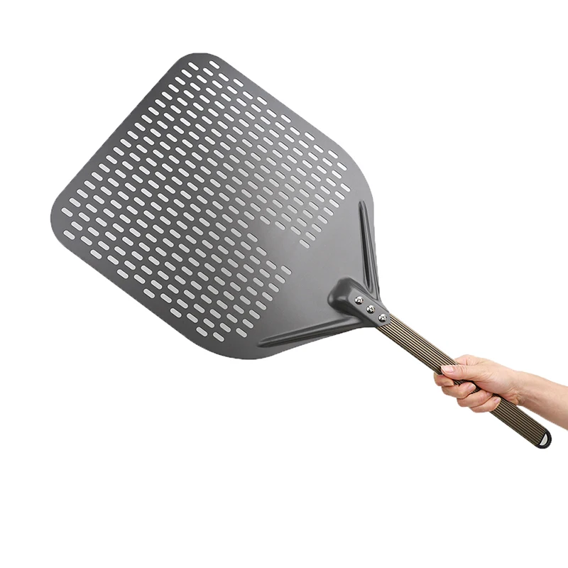 

12 14 inch long Aluminum Pizza Shovel With Long Handle Pastry Tool Accessories Pizza Paddle Spatel Cake Bakken turner