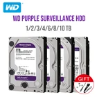 Western Digital Purple HDD для наблюдения 1 ТБ 2 ТБ 3 ТБ 4 ТБ 6 ТБ 8 ТБ SATA 6,0 ГБсек. 3,5 