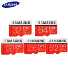 Карта памяти Microsd SAMSUNG, 256 ГБ, 32 ГБ, 64 ГБ, 8 ГБ, 16 ГБ, 128 ГБ, 512 ГБ, SDHC SDXC класс EVO + C10 UHS TF SD-карты