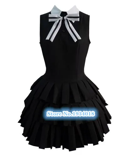 

Костюм для косплея из аниме «класс убийц», черное платье, костюм для косплея