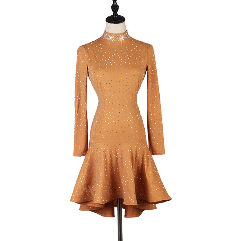 Костюм для латиноамериканских танцев DQL2934 одежда тренировок бальных