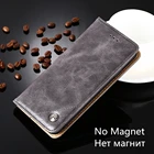 Чехол-книжка для Realme C21, кожаный, с отделениями для карт