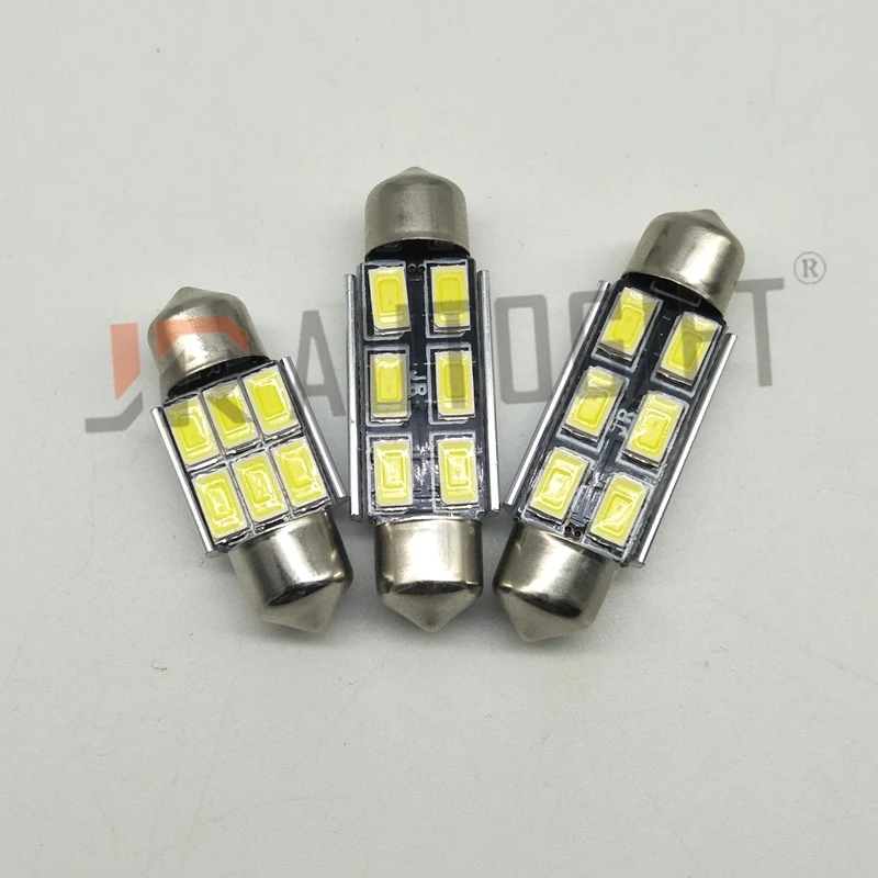 Автомобильная светодиодная лампа CANBUS Festoon Dome C5W 4 шт. супер яркая 5630 5730 6SMD 31/36/39/41 мм