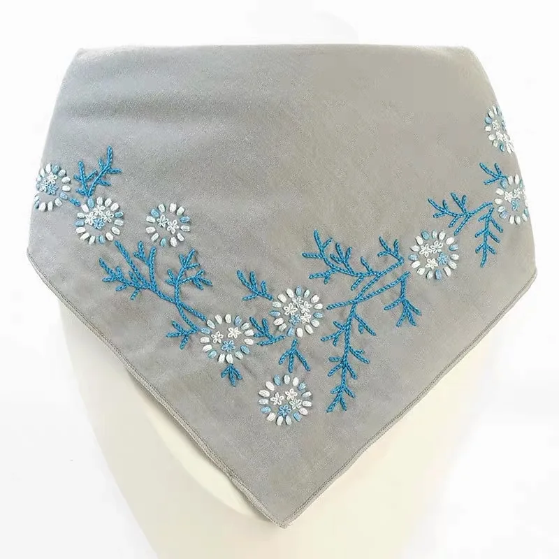 Носовой платок Набор для вышивки сделай сам с цветком крестиком кольцом ручная