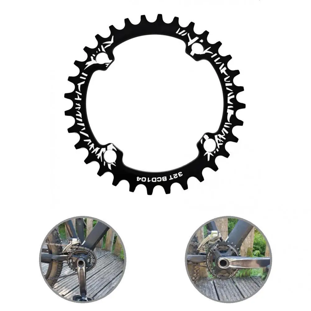 

Durable Chainring Lightweight Wear-Resistant Teeth Chainring for Mountain Bikes Single Chainring
