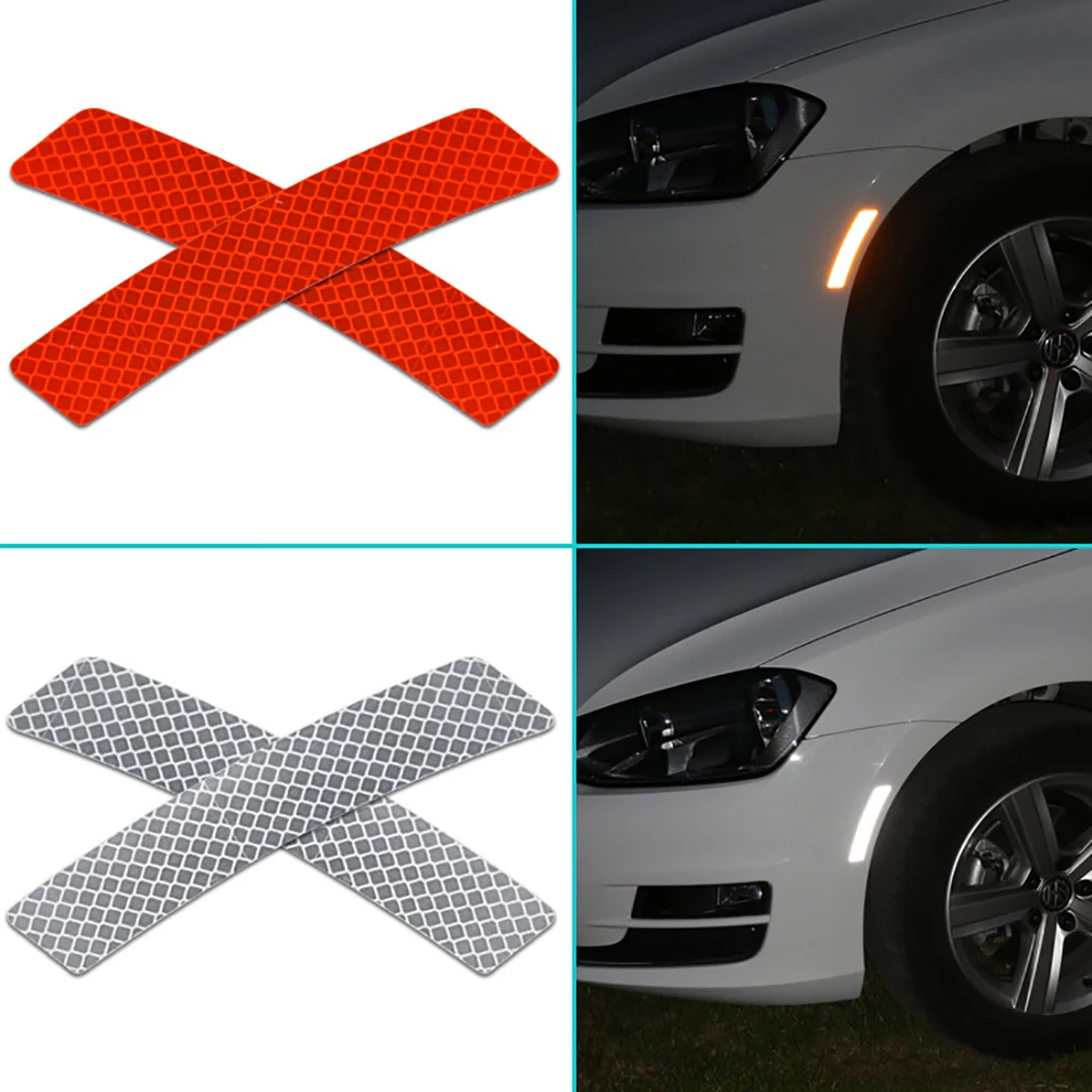 10 шт. автомобиль отражатель Стикеры двери автомобиля рефлекс внешний