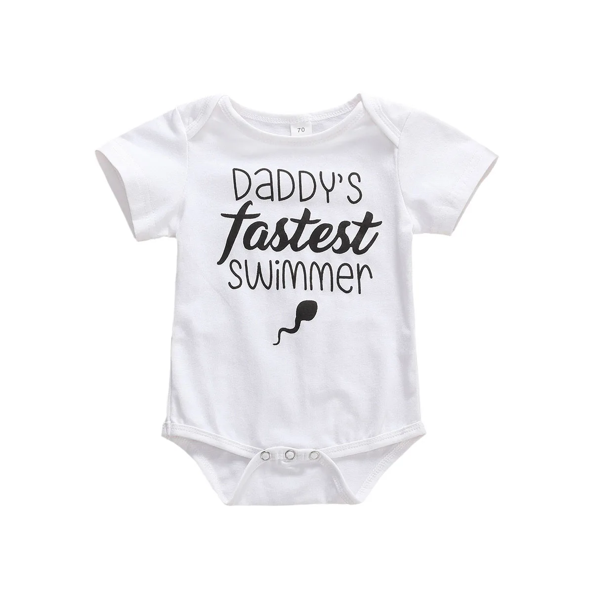 

AA Lovely Infant Newborn Bodysuit Baby Girls Kid Short Sleeve Jumpsuit Bodysuit One Piece Clothes 0-12 Months