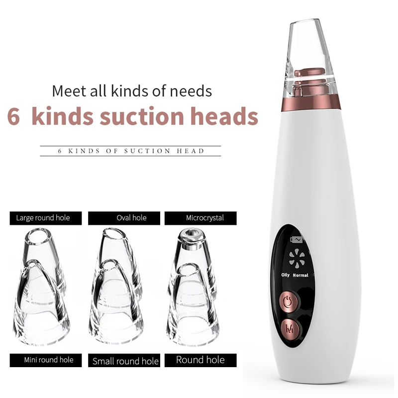 Blackhead Remover Vacuum Suction Facial Pores Cleaner Face Pimple Acne Comedone Extractor Skin Care Tools | Красота и здоровье