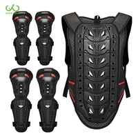 wosawe motorcycle armor spine back body protection suit adult snowboard skiing mtb vest jacket motocross protective gear