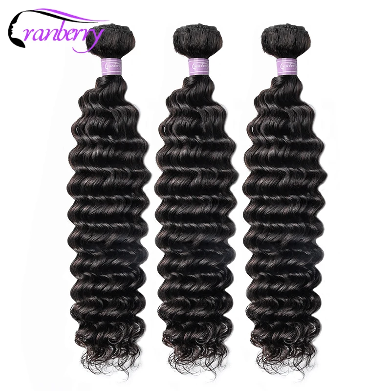 Пучки волос Cranberry 3 шт./лот|bundles hair weave|bundle weavebundles deep wave |