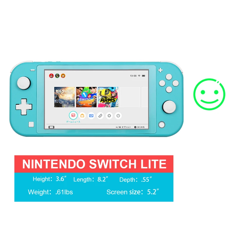 Мягкий силиконовый чехол защитный для Nintendo Switch Lite мягкий Кристальный консоли NS