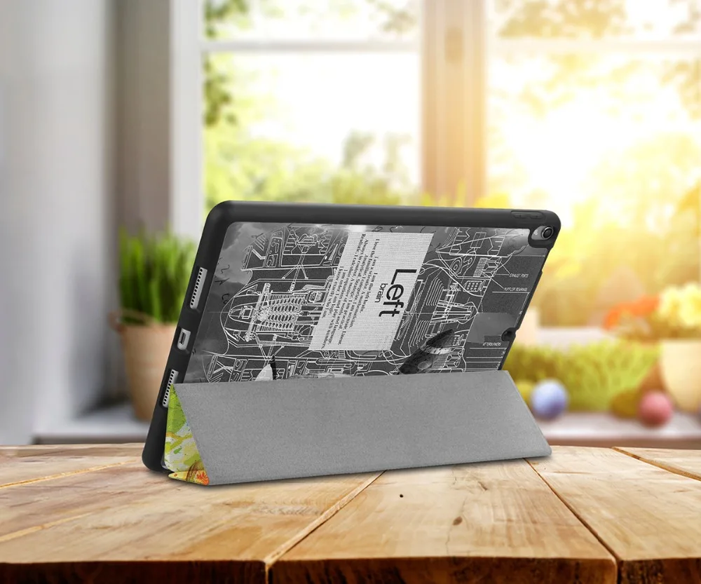 Чехол для iPad Air 3, 10,5 дюймов,, Фолио, резиновый, умный чехол, мягкий, ТПУ, задний Чехол с карандашом, для iPad Pro10.5 дюймов