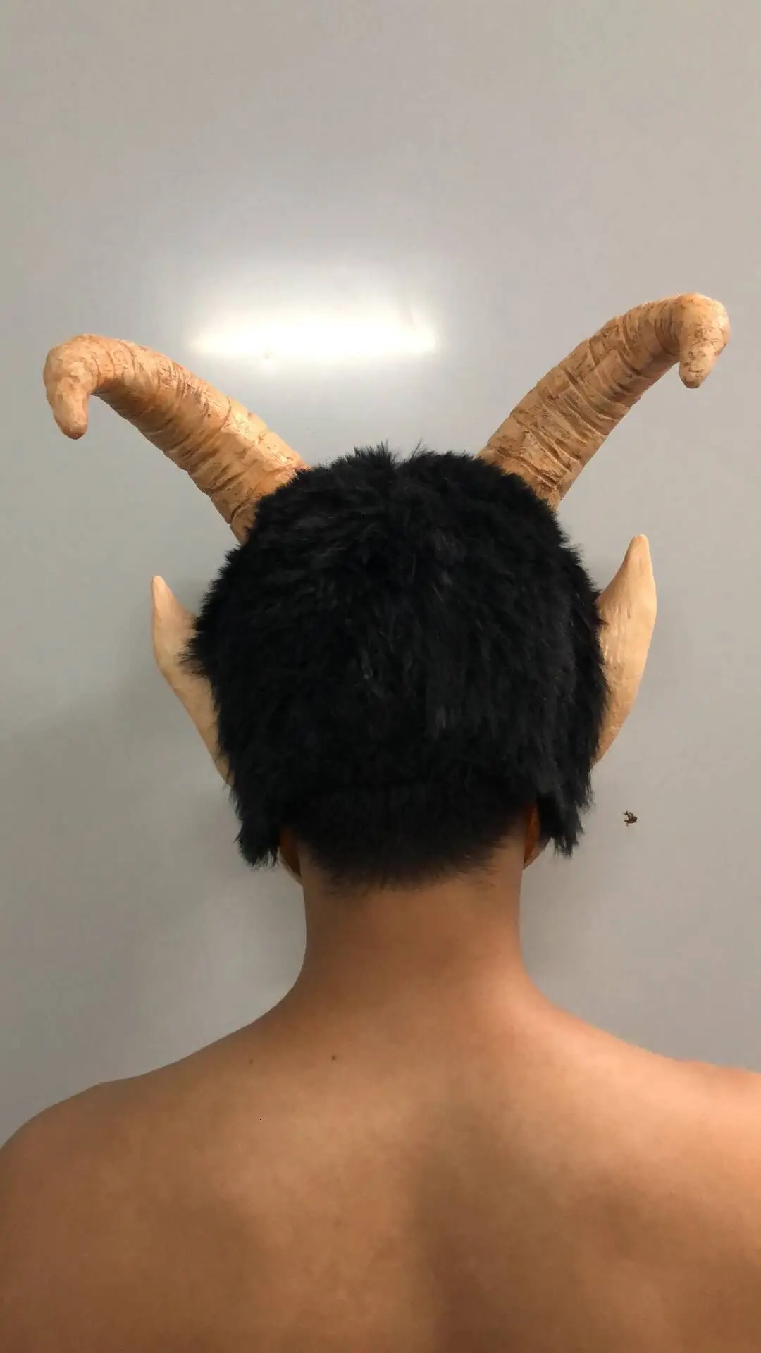 Scary Mask Demon Devil Lucifer Horn Latex Masks Halloween Movie Cosplay Decoration Festival Party Supply Props Adults Horrible