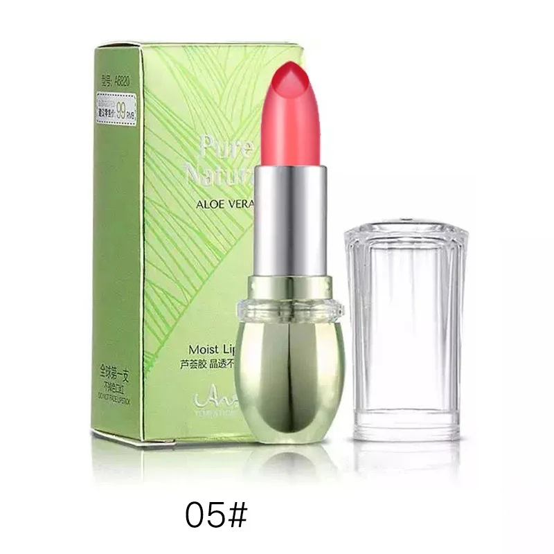 Алоэ Вера Желе Помада изменение температуры цвет увлажняющий антипригарная