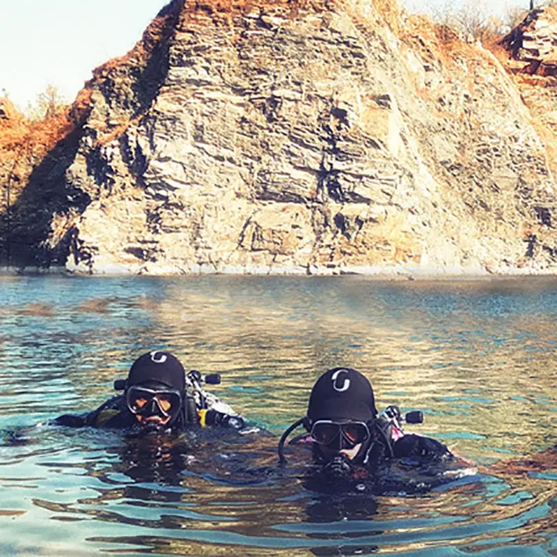 

5mm Diving Hood Men And Women Snorkeling Surf Sunscreen Diving Cap Winter Swimming Surfing Warm Diving Cap