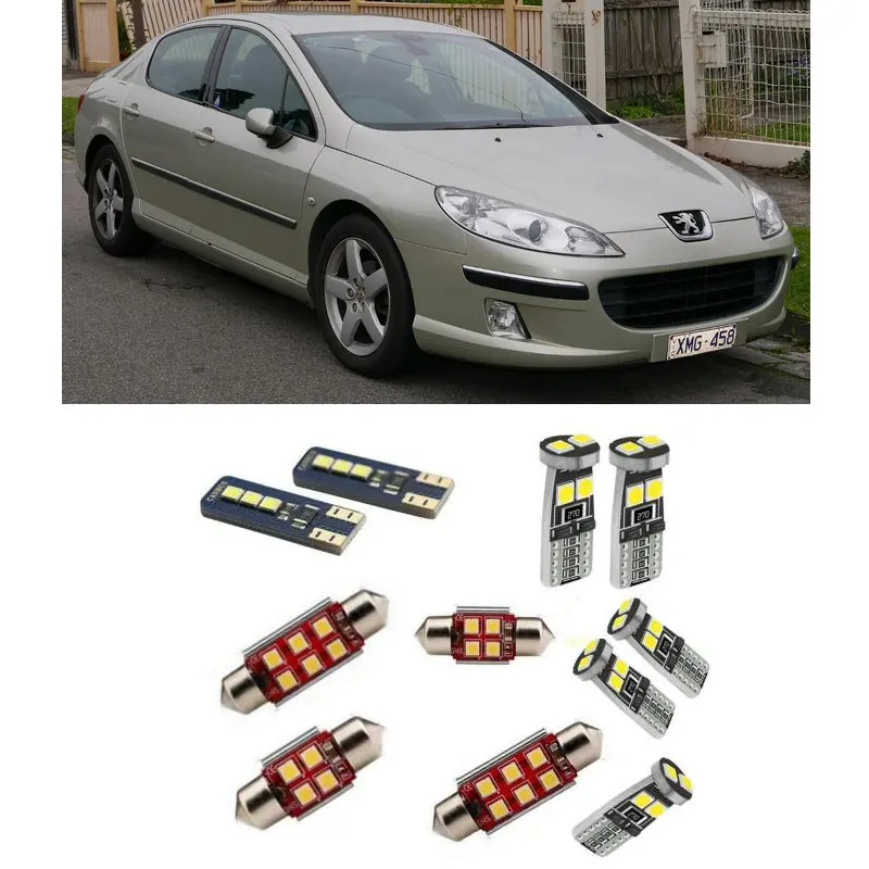 

Car Accessories Car Led Interior Light Kit For Peugeot 407 and 407 coupe 2004 - 2011 Error Free White 6000K Super Bright