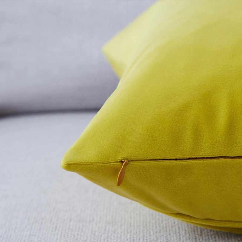 

Fuwatacchi Soft Cushion Cover Velvet Embossed Stripes Simple Dutch Velvet Cushion Pillow Case Seat Chair 45x45cm