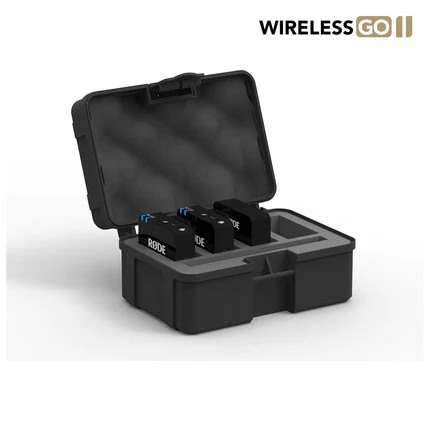 

for rode wireless go II Tool Box Waterproof Shockproof Storage Sealed Travel Case Impact Resistant Suitcase EVA Hard accessorie