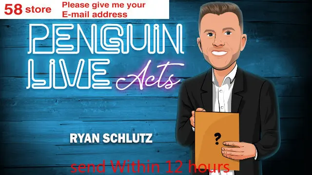 

2020 Ryan Schlutz Penguin Live Act Magic Instructions Magic trick