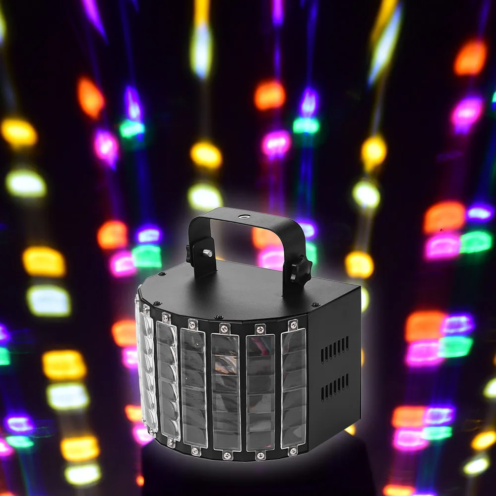 

Портативный сценический светильник, лампа, красочный светильник, звуковая активация, авто диско-светильник с пультом дистанционного управ...