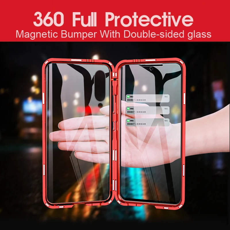 Роскошный 360 полноразмерный защитный чехол для телефона Xiao mi 9 Mi9 магнитный