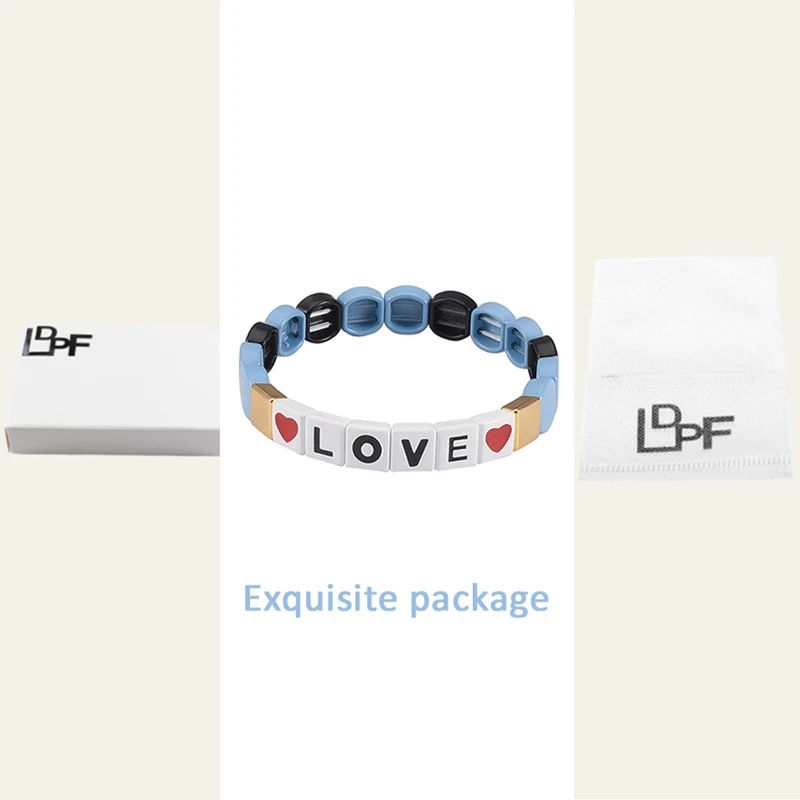 Сотовая плитка бусины браслет подарок на День святого Валентина для нее сердце