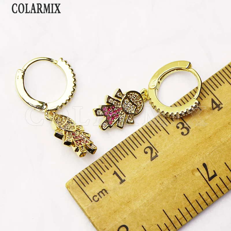 

8 Pairs Fashion Zirconia Girls earrings Tiny girls drop earrings fashion jewelry earrings women earrings 8274