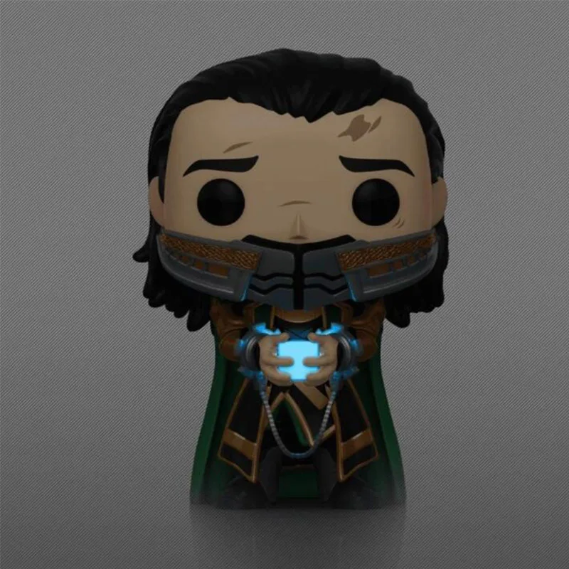 Фигурки из мультфильма Marvel Loki Disney светящиеся в темноте Tesseract 747 виниловые фигурки