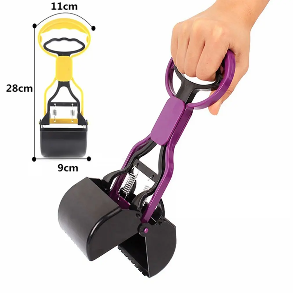 Длинная ручка для уборки отходов домашних животных er Pooper Scooper складной и