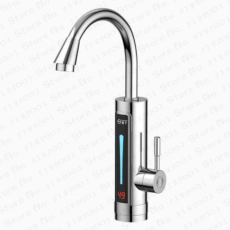 

Электрический кухонный водонагреватель, 3300 Вт, мгновенный нагреватель воды с краном и дисплеем температуры