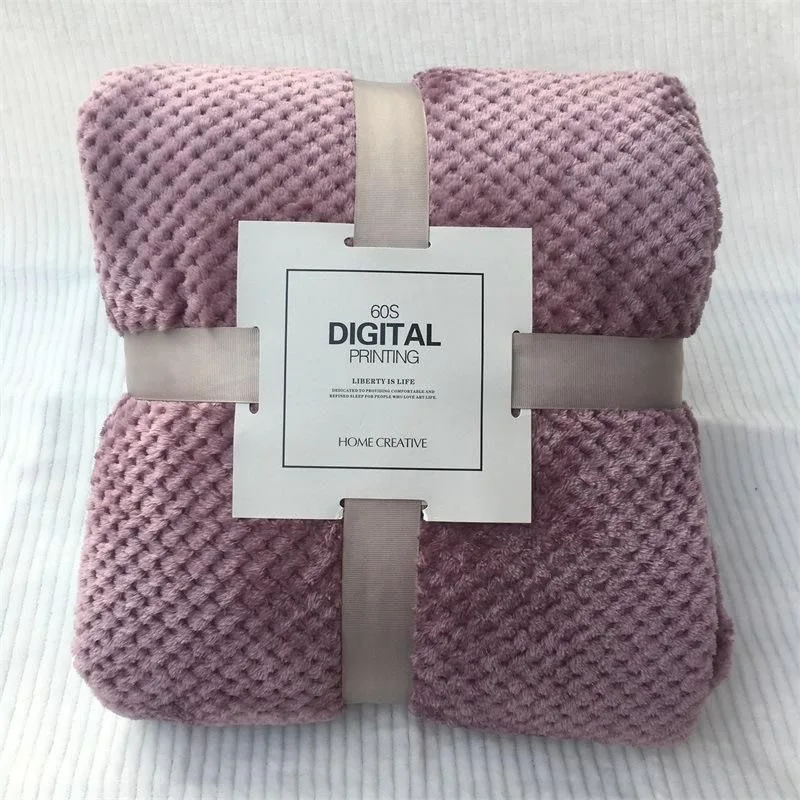 Зимняя норковая фланелевая мягкая и теплая кровать из кораллового флиса Простое