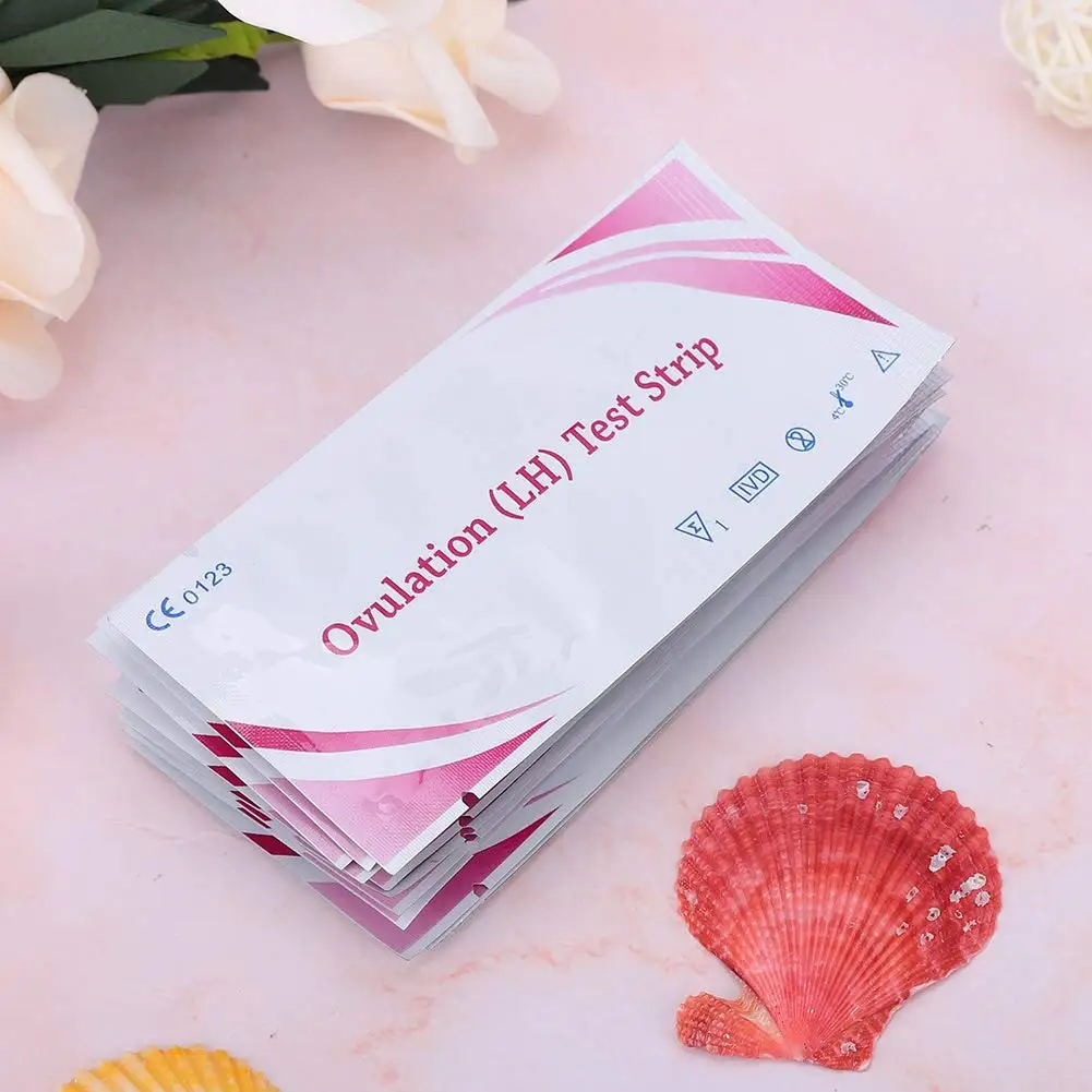 

10 Pcs Lh Ovulation Test Strips Ovulation Urine Test Strips Lh Tests Strips Kit First Response Ovulation Kits Over 99% Accuracy