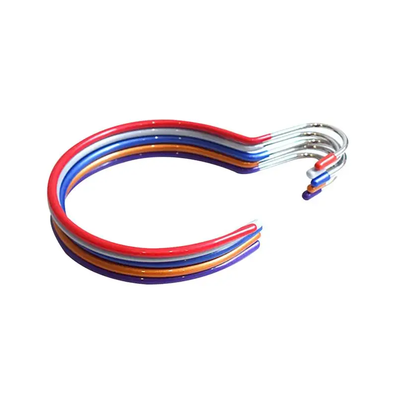 6 шт. подвесная вешалка для шарфа большой круглый галстук стойки пояса крючок