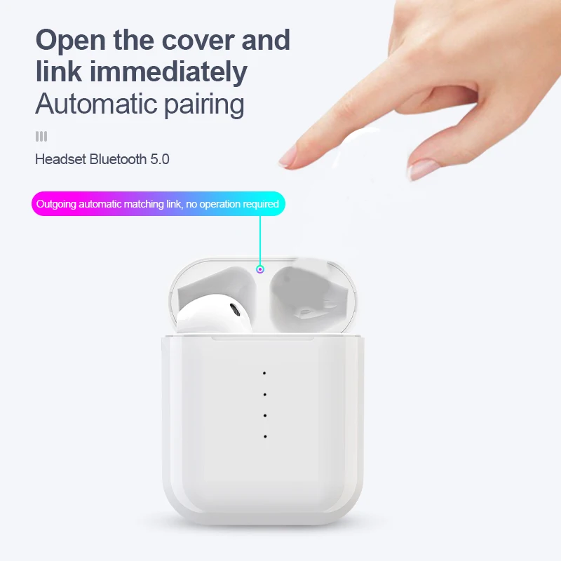 Оригинальные i10TWS airpoders Pro Новые беспроводные наушники Handsfree Bluetooth 5 0 настоящие