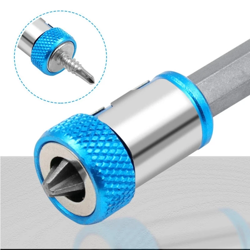 1/4” Metal Screwdriver Bit Universal Magnetic Ring For 6.35mm Shank Anti-Corrosion Drill Magnet Powerful | Инструменты
