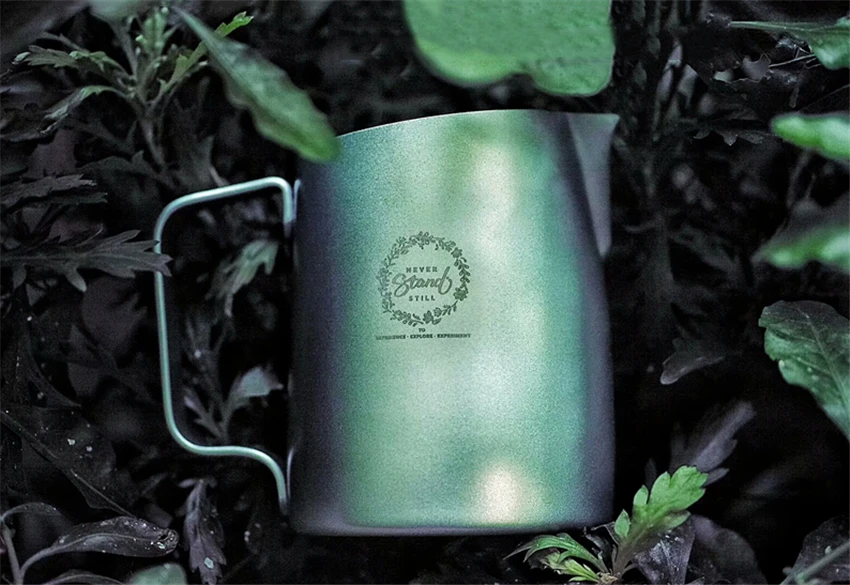 Кувшин для кофе, молока из нержавеющей стали кувшин для крема Pull Flower Cup вспениватель молока для кофе латте арт молоко пена инструмент посуда для кофе