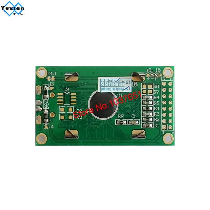 ЖК дисплей 8*2 0802A зеленый синий 16pin 58*32 мм SPLC780D1|lcd display module|pcb factorylcd pcb |